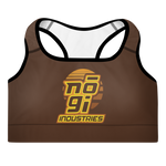 7Four 茶色 パッド付きスポーツブラ by ノーギインダストリーズ