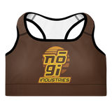 7Four 茶色 パッド付きスポーツブラ by ノーギインダストリーズ