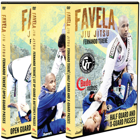 Bundle - Fernando Terere - Favela Jiu Jitsu Guard Passing 3 DVD Box Set